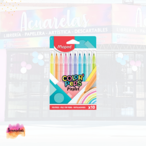 Marcador x10 Pastel Maped - Imagen 1