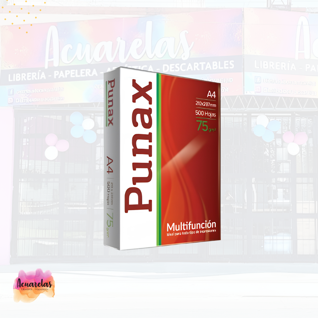 Resma A4 Punax 75grs
